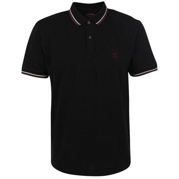 Firetrap Other - Firetrap Mens Lazer Polo Shirt Black Red Sz. 4XL